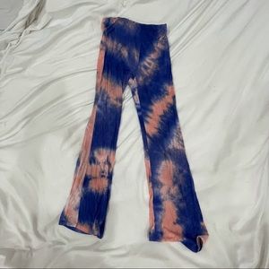 Tie dye American eagle pants